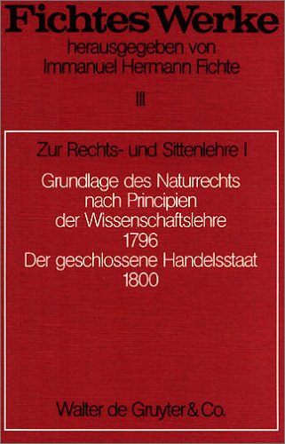Zur Rechtslehre und Sittenlehre