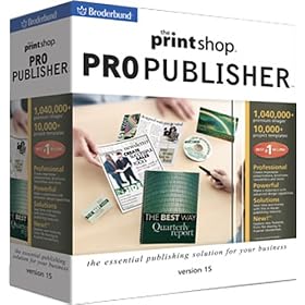 Click here to buy The Print Shop Pro Publisher 15 by Broderbund.