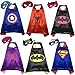 Kids Capes Superhero and Princess Cape and Mask Sets, Great for Dressing Up