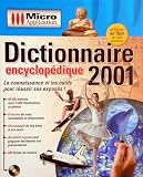 Revue Micro Application  / Dictionnaire Hachette encyclopédique 2001