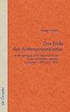 ISBN 9783110201031 product image for Das Ende des Anthropozentrismus: Anthropologie und Geschichtskritik in der deuts | upcitemdb.com