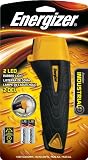 Energizer Industrial Rubber 2-LED and 2-AA Battery Flashlight