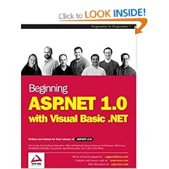 Beginning ASP.NET 1.0 with VB.NET (Programmer to programmer)