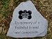Pet Memorial Slate w/ Engaved Bone Dog Puppy