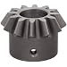 Boston Gear HL148YP Bevel Gear, 2:1 Ratio, 0.375" Bore, 16 Pitch, 12 Teeth, Steel