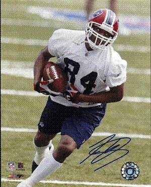 Lee Evans Autographed/Hand Signed Buffalo Bills 8x10 Photo