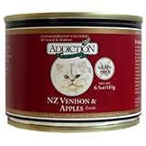 Addiction New Zealand Venison and Apples Grain-Free Canned Cat Food, 6.5 Ounce Can