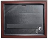 NFL Washington Redskins Removable Face Jersey Display -Mahogany with Museum Quality UV Upgrade