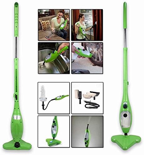 FairlyTrade 1300w Steamer 5 in 1 Steam Mop Mop X5 Carpet Garment Hand Held Cleaner Floor Carpet