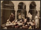 Arab school of embroidery, Algiers, Algeria wall sized print (photochrom) photochrome , 14x18 wall sized print (photochrom) photochrome , 14x18