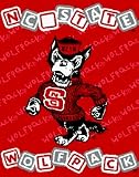NC State Wolfpack 36x48 Baby Blanket / Throw