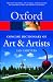 The Concise Oxford Dictionary of Art and Artists (Oxford Paperback Reference)