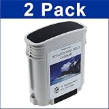 2 Pack Remanufactured Black Ink Cartridge for HP 940XL (C4906AN / C4902AN)