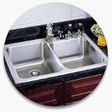 Elkay LRQ29181 Lustertone Ledge Sink Satin Finish Stainless Steel 29 x 18