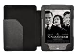 Produkt-Bild: LEDER FALL TASCHE H&Uuml;LLE F&Uuml;R AMAZON KINDLE 4 IN SCHWARZ
