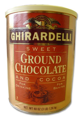 Ghirardelli Sweet Ground Chocolate Cocoa by Ghirardelli