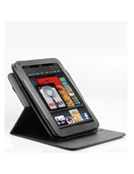 CE: SUPCASE Kindle Fire 360 Degree Rotating Slim Fit Leather Case (Black, First Generation) - SUPCASE