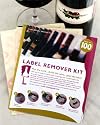 Wine Label Remover Kit - 100 Pack - Wine Label Removers by Wine Appeal