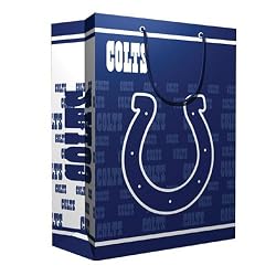 Indianapolis Colts NFL Medium Gift Bag (9.75 Tall)"