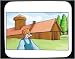Decorated Mouse Pad with man, sky, Europe, Latvia, farmer, observing, farm, trees, la...