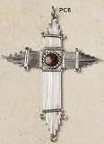 Peruvian Cross or Ornament - Jasper