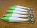 NEW 5 x GREEN CLOTH LUMONESCENT FLOATING Squid Jigs