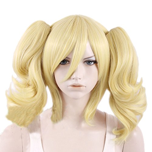 Xcoser Harley Golden Yellow Cosplay Wig Hair For Cosplay Costume Accessories