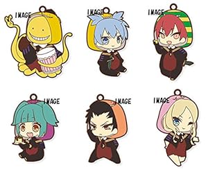 えふぉるめ 暗殺教室 パジャキャララバーストラップ BOX商品 1BOX = 6個入り、全6種類