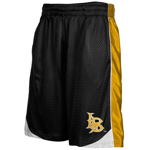 NCAA Long Beach State 49ers Black Vector Workout Shorts