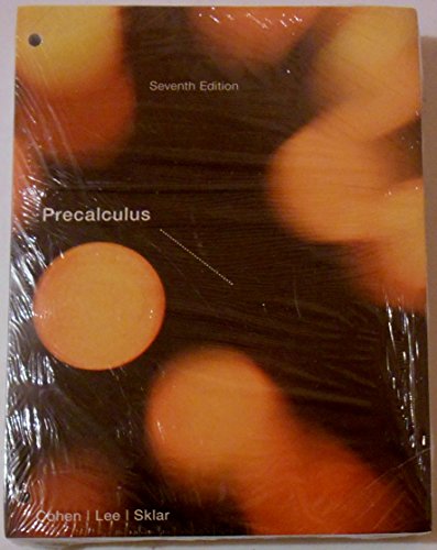 Precalculus 7th Custom Edition w/ WebAssign for Idaho State University MATH 1143