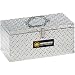 Northern Tool + Equipment Aluminum Storage Tote Truck Box - Diamond Plate, 30in.L x 12in.W x 11 1/2in.H