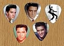 Elvis Presley Guitar Picks Plectrums Medium Gauge 5x Set #2