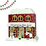 インテリア＆ガーデニング雑貨 クリスマス　パティシエサンタハウス　キャンドルポット
