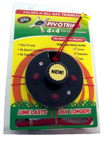 Max Power 1101PT PivoTrim Trimmer Head Uses .095-Inch Pre-Cut Trimmer Line Max Power 1101PT PivoTrim Trimmer Head Uses .095-Inch Pre-Cut Trimmer Line