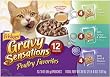 Friskies Cat Food Poultry Favorites 3-Flavor Variety Pack, Gravy Sensations, 3-Ounce Pouches (Pack of 24)