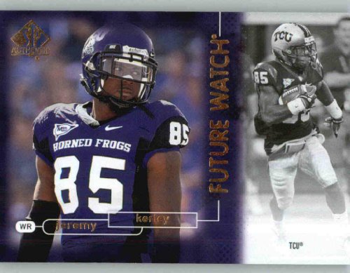 2011 SP Authentic #142 Jeremy Kerley FW - New York Jets (Future Watch / Short Print) (RC - Rookie Card / TCU Horned Frogs) (Football Cards) at Amazon.com