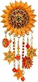 Lunch at The Ritz 2GO USA Sunny Flower Pin - Orange