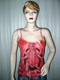 Valentine Special - Colorful Printed Boho Goddess Kali Print Yoga Tank Top Size Medium
