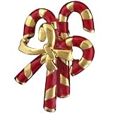 Halloween Gold Candy Cane Brooches And Pins