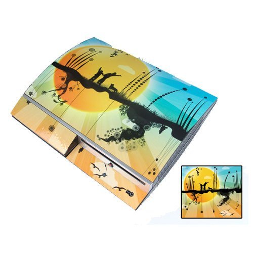 PS3 Playstation 3 Body Protector Skin Decal Sticker, Item No.PS30853-30