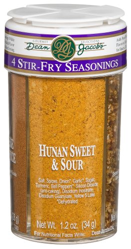 Dean Jacobs 4 Stir-Fry Seasonings, 4.7-Ounce Large Jars (Pack of 4) by Dean Jacobs