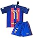 Neymar Jr #11 NEW FC Barcelona 2016/2017 Home Jersey & Shorts for Kids