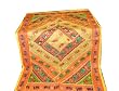 Golden Yellow Wall Hanging Hand Embroidered Mirrors Tapestry 60x40