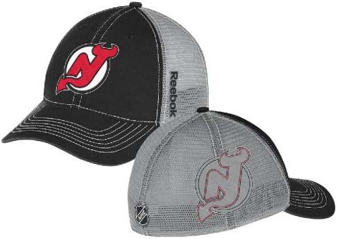 New Jersey Devils Team Slouch Mesh Back Sized Cap by Reebok