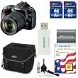 Nikon D90 Digital SLR Camera With 18-105mm AF-S DX VR Nikkor Lens [Outfit] + Two (2) Transcend 8GB Memory Card + Nikon EN-EL3e Battery + Naneu Digital SLR Case + Willoughbys Bonus Kit