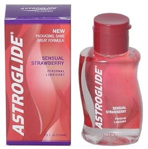 Astroglide Personal Lubricant, Sensual Strawberry, 2.5-Ounce Bottle