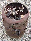 Hand Cut Fire Pits From Recycled Propane Tank