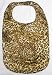 New Silky Leopard Print Adult Fashion Bib - Velcro Closure