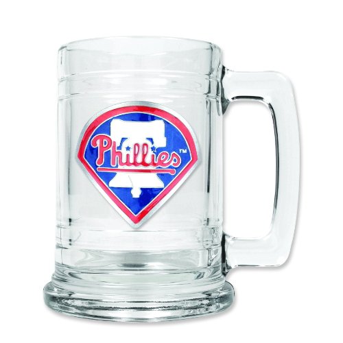 MLB Philadelphia Phillies Glass Tankard 15oz