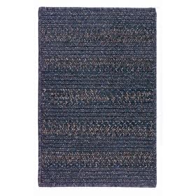 Colonial Mills Elegance el50 Braided Rug Lapis Blue 4x4 Square